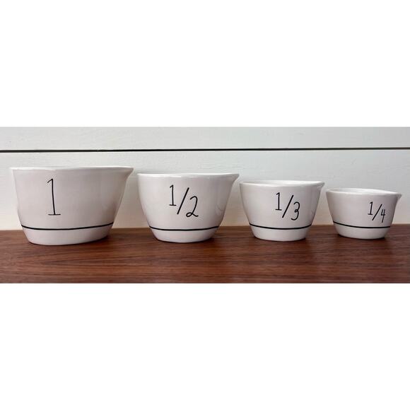 NWT Rae Dunn Peanuts Snoopy Measuring Cup Set of 4 by Magenta - Picture 2 of 9